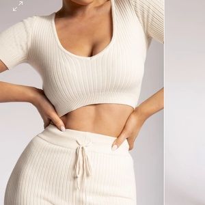 Meshki cropped sweater